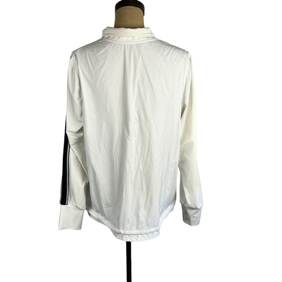 Tangerine white women’s lightweight full zip workout warmup jacket SZ XL - Picture 4 of 13